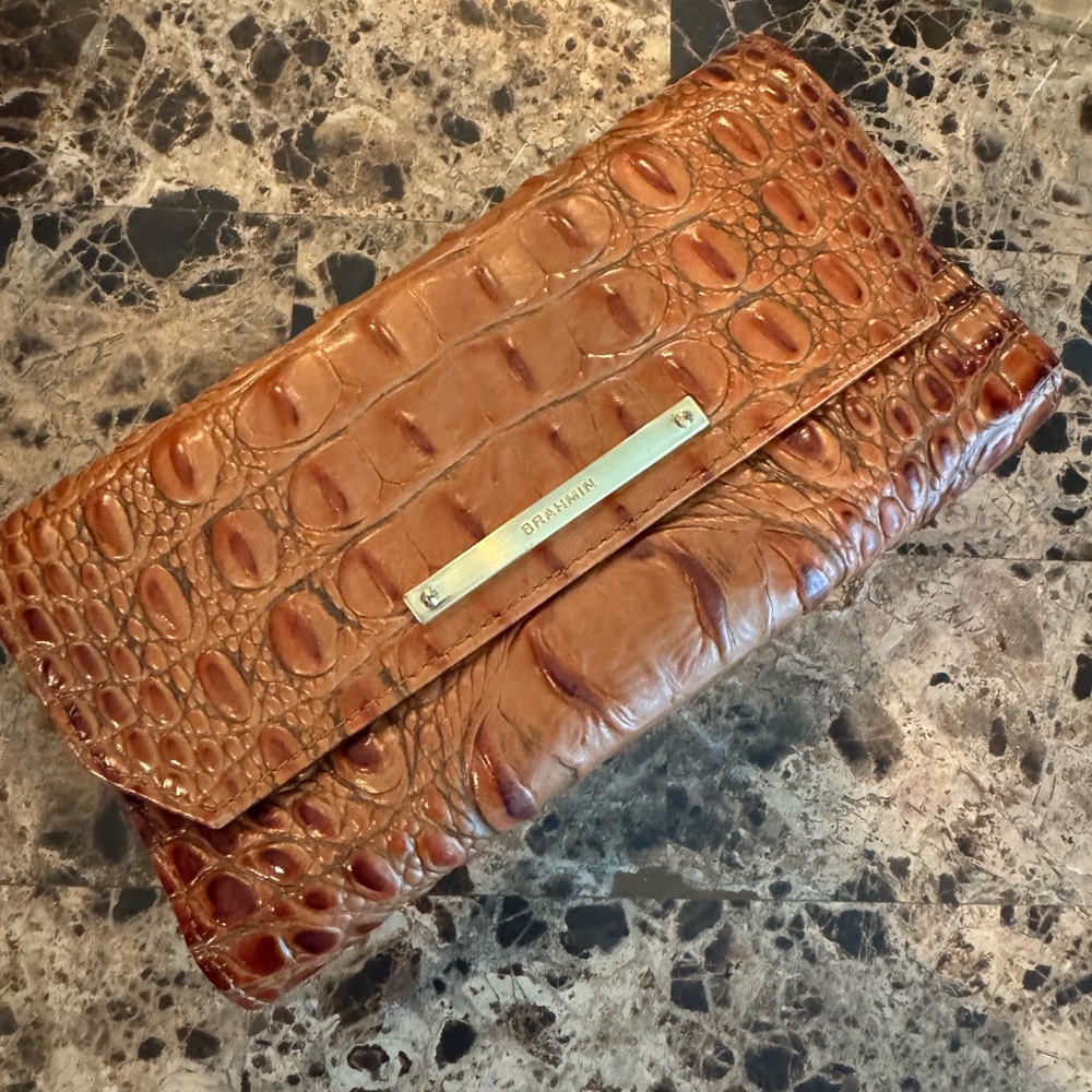 Brahmin Brown wallet (trifold)